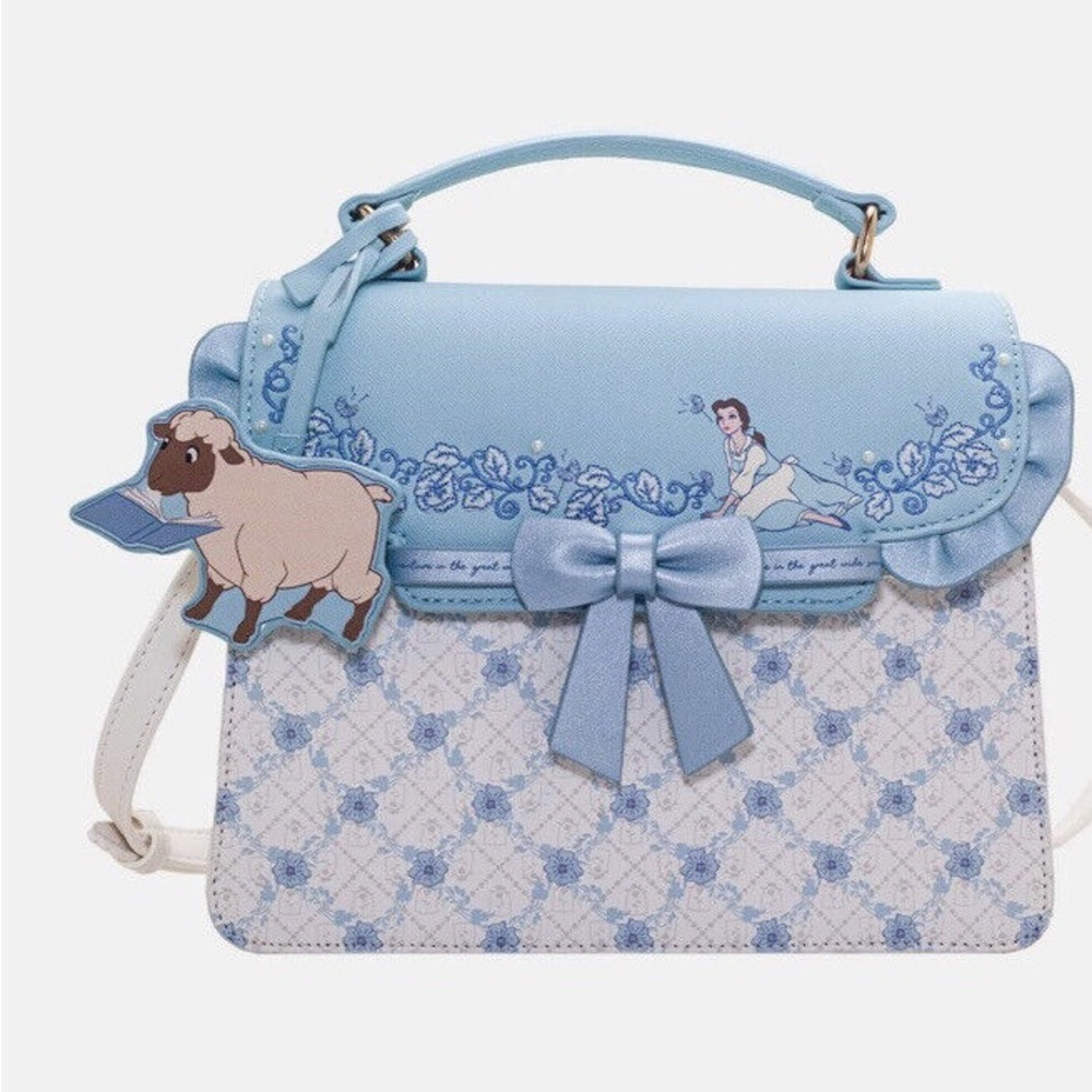 Danielle Nicole Disney Beauty And The Beast Anniversary Satchel Belle Sheep NWT